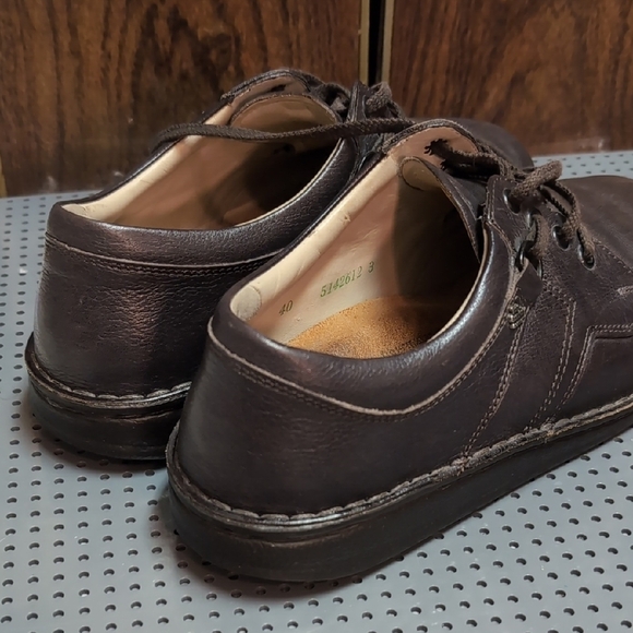 Finn Comfort Brown Leather Lace Sneakers - Picture 4 of 8